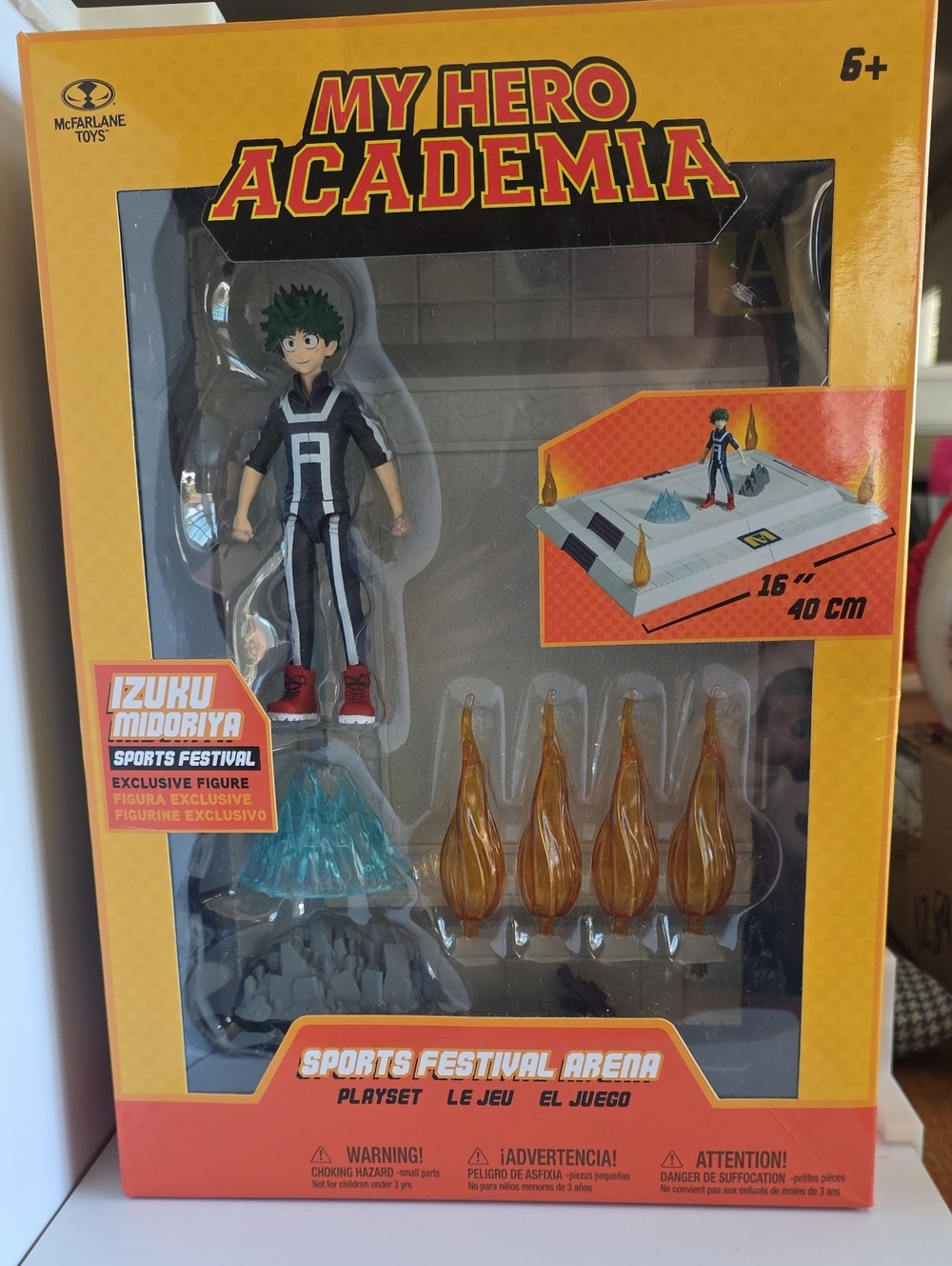 My Hero Academia Izuku Midoriya Sports Festival Arena Playset -Unopened